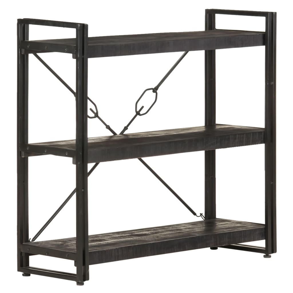 3-Tier Bookcase 60X30X Solid Acacia Wood