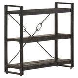 3-Tier Bookcase 60X30X Solid Acacia Wood