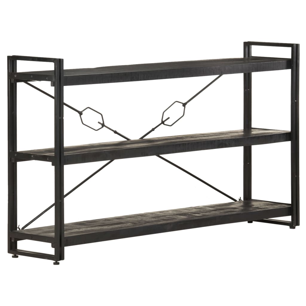 3-Tier Bookcase 60X30X Solid Acacia Wood
