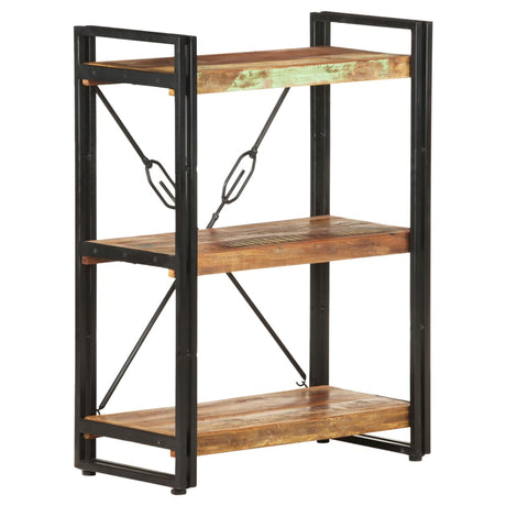 3-Tier Bookcase 60X30X Solid Acacia Wood