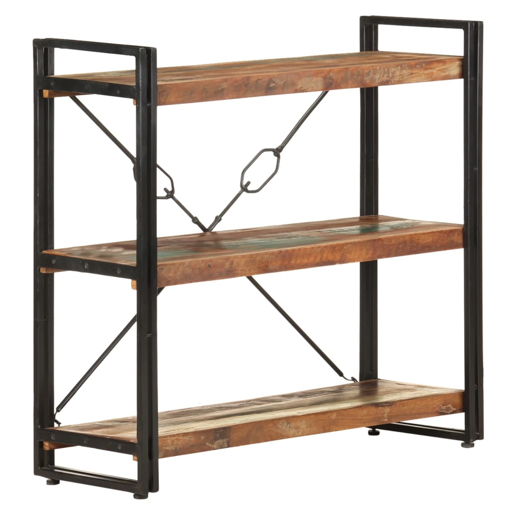 3-Tier Bookcase 60X30X Solid Acacia Wood