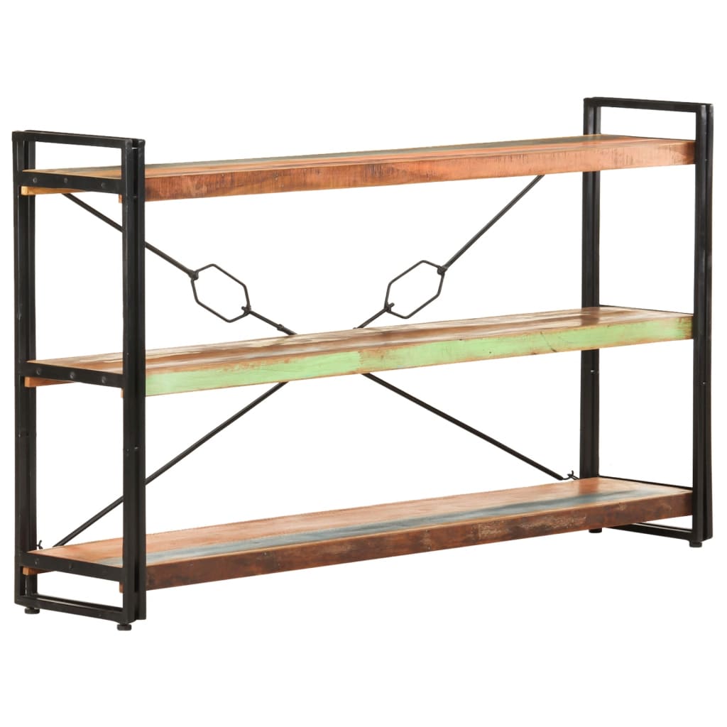 3-Tier Bookcase 60X30X Solid Acacia Wood
