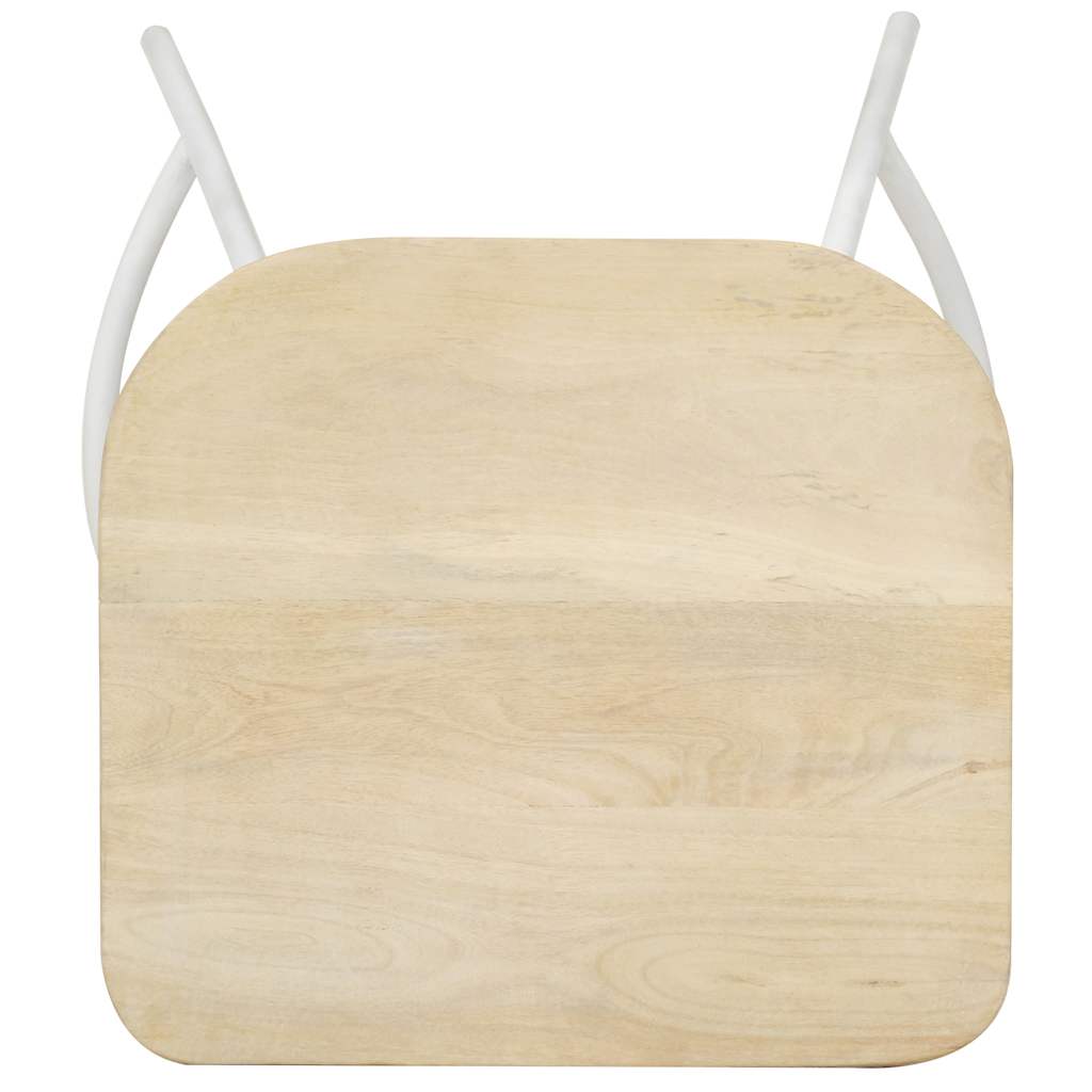 Bar Stools 2 Pcs Solid Mango Wood