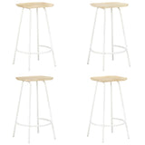 Bar Stools 2 Pcs Solid Mango Wood