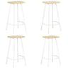 Bar Stools 2 Pcs Solid Mango Wood