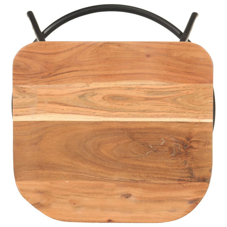 Bar Stools 4 Pcs Solid Acacia Wood