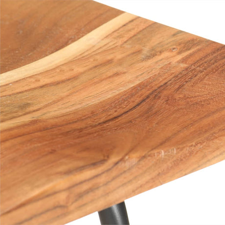 Bar Stools 4 Pcs Solid Acacia Wood