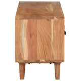 Tv Cabinet 115X30X39 Cm Solid Acacia Wood