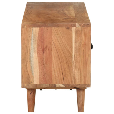Tv Cabinet 115X30X39 Cm Solid Acacia Wood