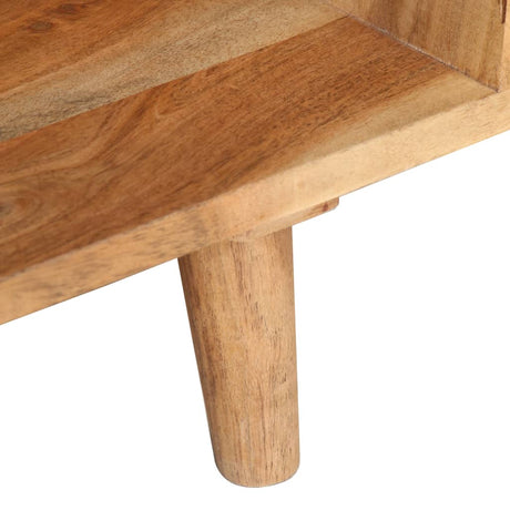 Tv Cabinet 115X30X39 Cm Solid Acacia Wood