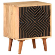 Bedside Cabinet 40X30X50 Cm Solid Acacia Wood