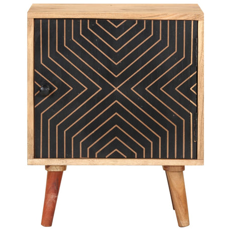Bedside Cabinet 40X30X50 Cm Solid Acacia Wood