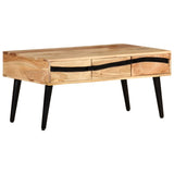 Coffee Table 88X50X42 Cm Solid Acacia Wood