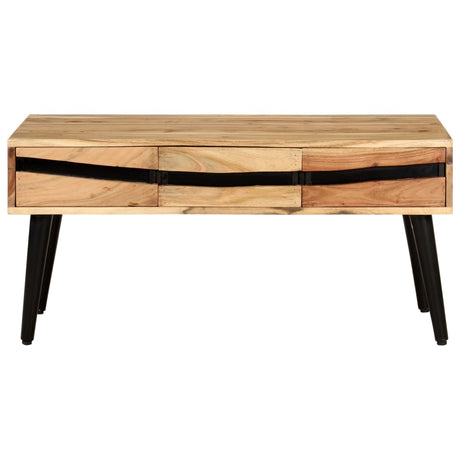 Coffee Table 88X50X42 Cm Solid Acacia Wood