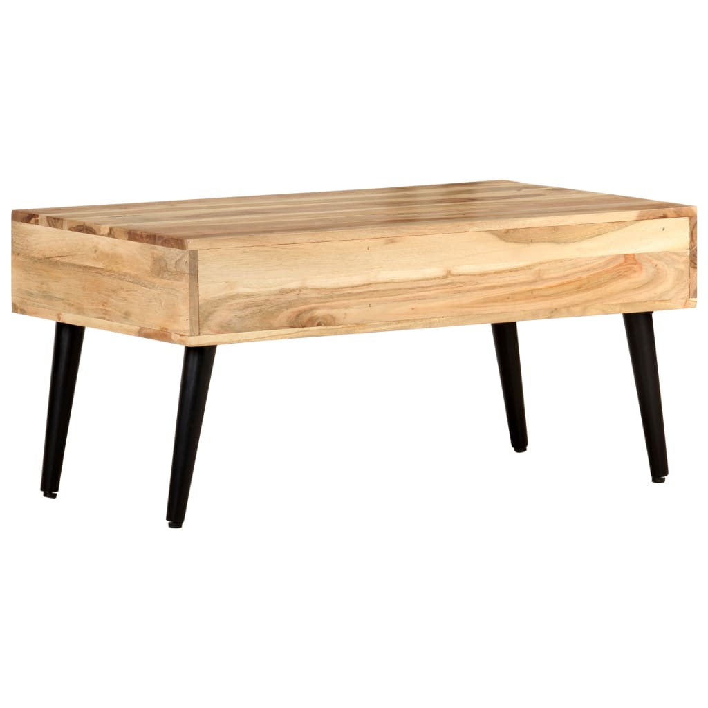 Coffee Table 88X50X42 Cm Solid Acacia Wood