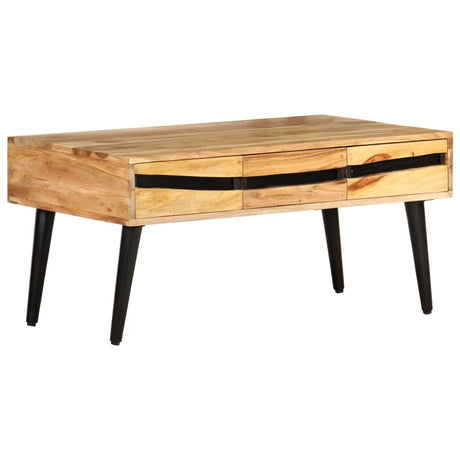 Coffee Table 88X50X42 Cm Solid Acacia Wood