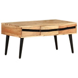 Coffee Table 88X50X42 Cm Solid Acacia Wood