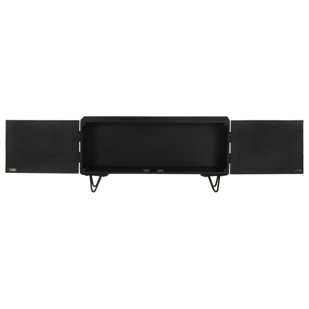 Tv Cabinet 90X30X45 Cm Solid Mango Wood