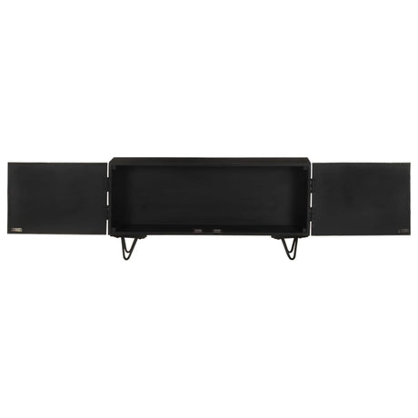 Tv Cabinet 90X30X45 Cm Solid Mango Wood