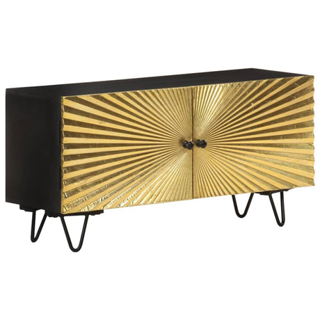 Tv Cabinet 90X30X45 Cm Solid Mango Wood