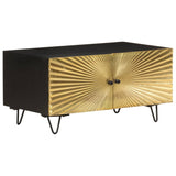 Coffee Table 90X50X45 Cm Solid Mango Wood