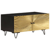 Coffee Table 90X50X45 Cm Solid Mango Wood