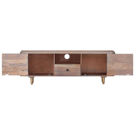 Tv Cabinet 118X30X40 Cm Solid Acacia Wood