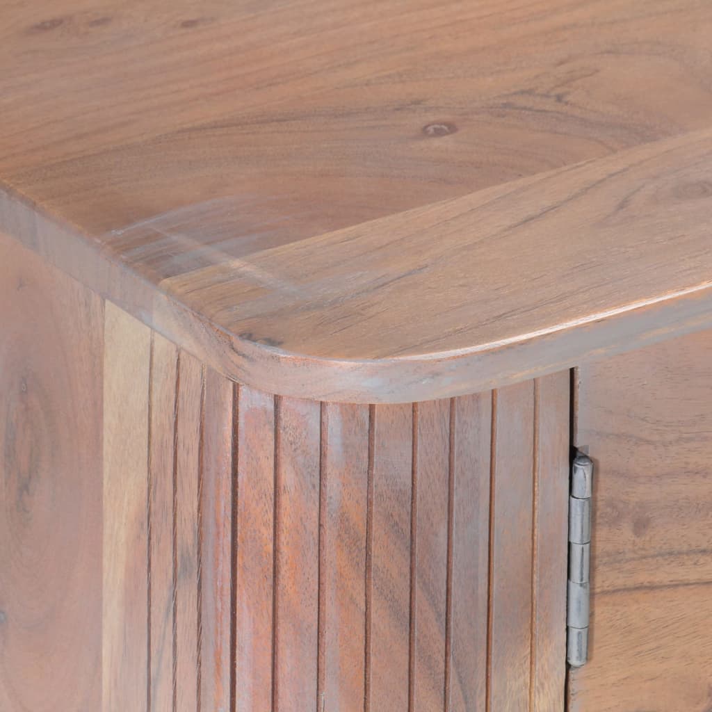 Tv Cabinet 118X30X40 Cm Solid Acacia Wood