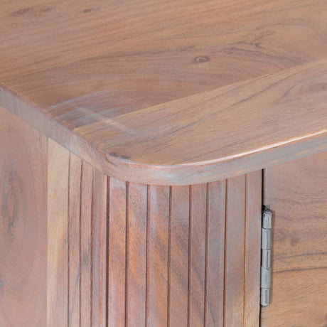 Tv Cabinet 118X30X40 Cm Solid Acacia Wood