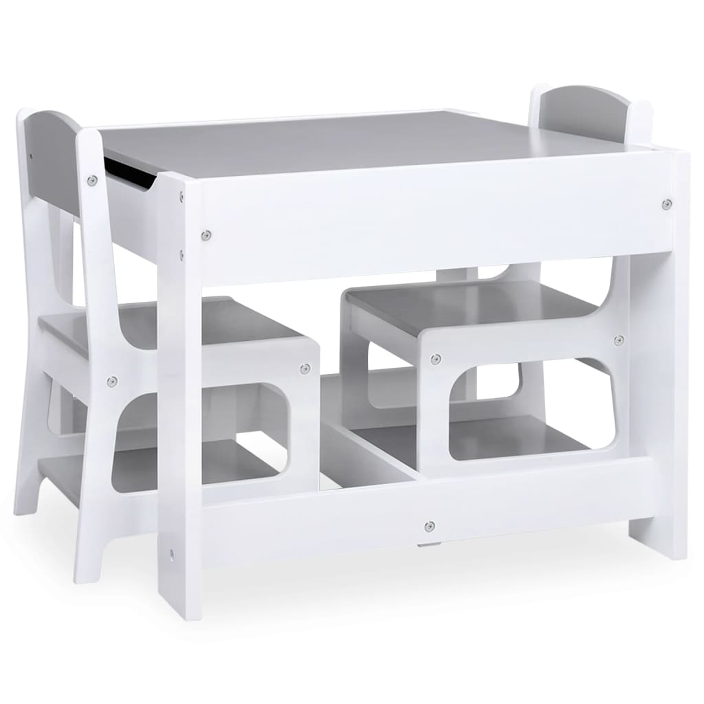 Children's Table With 2 Chairs Mdf