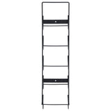 Wall Mounted Wine Rack For 5 Bottles Black Iron