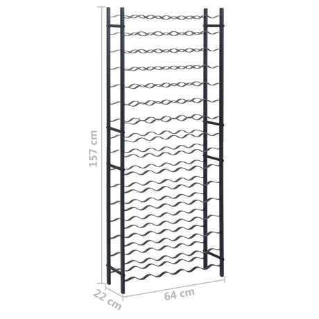 Wine Rack For 96 Bottles Iron