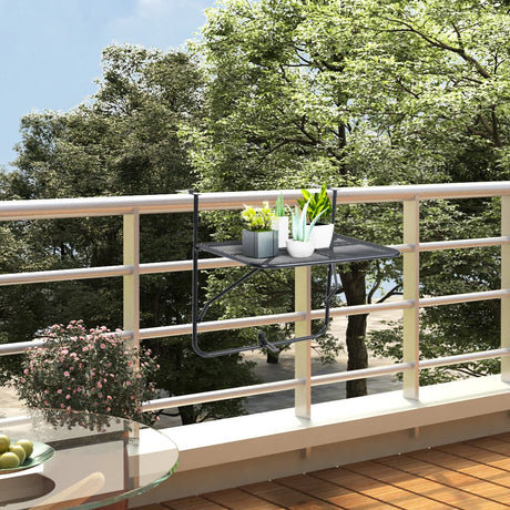 Balcony Table 60X40 Cm Steel