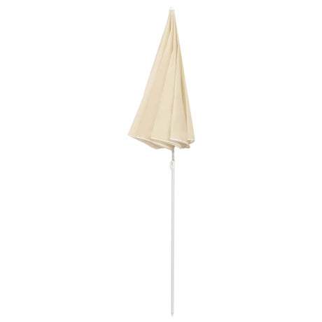 Garden Parasol With Steel Pole 180 Cm