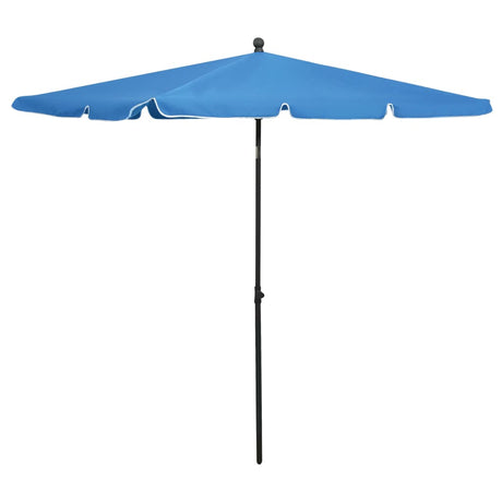 Garden Parasol With Pole 210X140 Cm