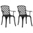Garden Chairs 2 Pcs Cast Aluminium