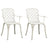 Garden Chairs 2 Pcs Cast Aluminium