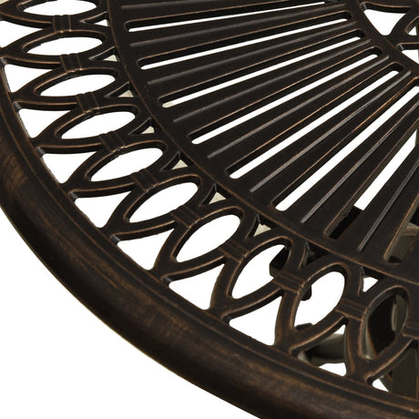 Garden Table 62X62X65 Cm Cast Aluminium