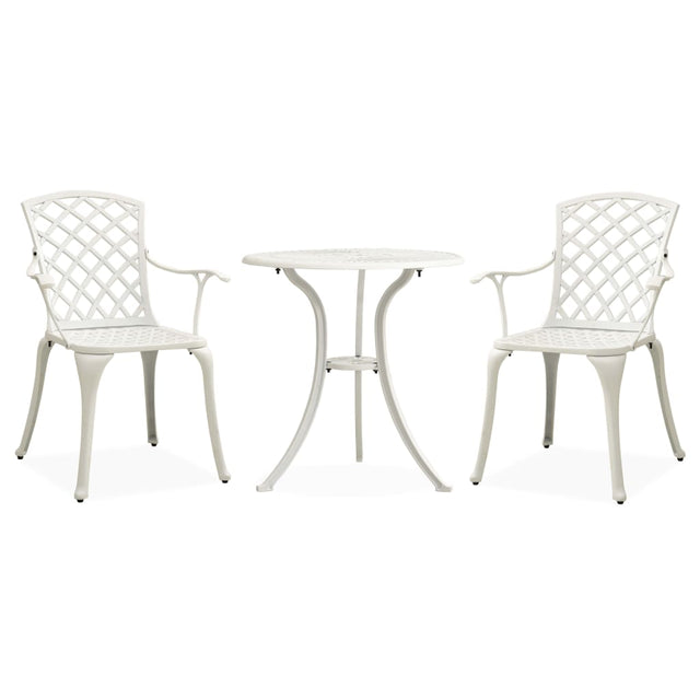 3 Piece Bistro Set Cast Aluminium