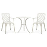 3 Piece Bistro Set Cast Aluminium