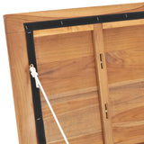 Garden Storage Box Solid Teak Wood