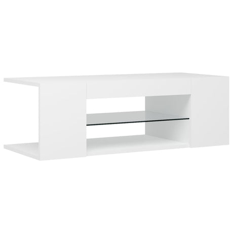 Tv Cabinet With Led Lights 90X39X30 Cm