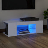 Tv Cabinet With Led Lights 90X39X30 Cm