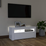 Tv Cabinet With Led Lights 90X35X40 Cm