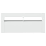 Tv Cabinet With Led Lights 90X35X40 Cm