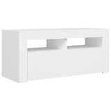 Tv Cabinet With Led Lights 90X35X40 Cm