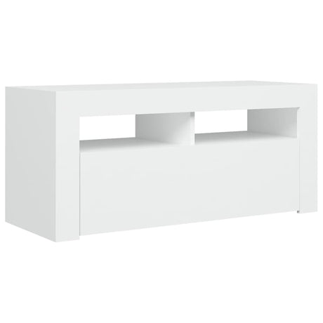 Tv Cabinet With Led Lights 90X35X40 Cm