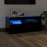 Tv Cabinet With Led Lights 60X35X40 Cm