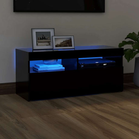 Tv Cabinet With Led Lights 60X35X40 Cm