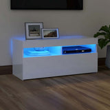 Tv Cabinet With Led Lights 60X35X40 Cm